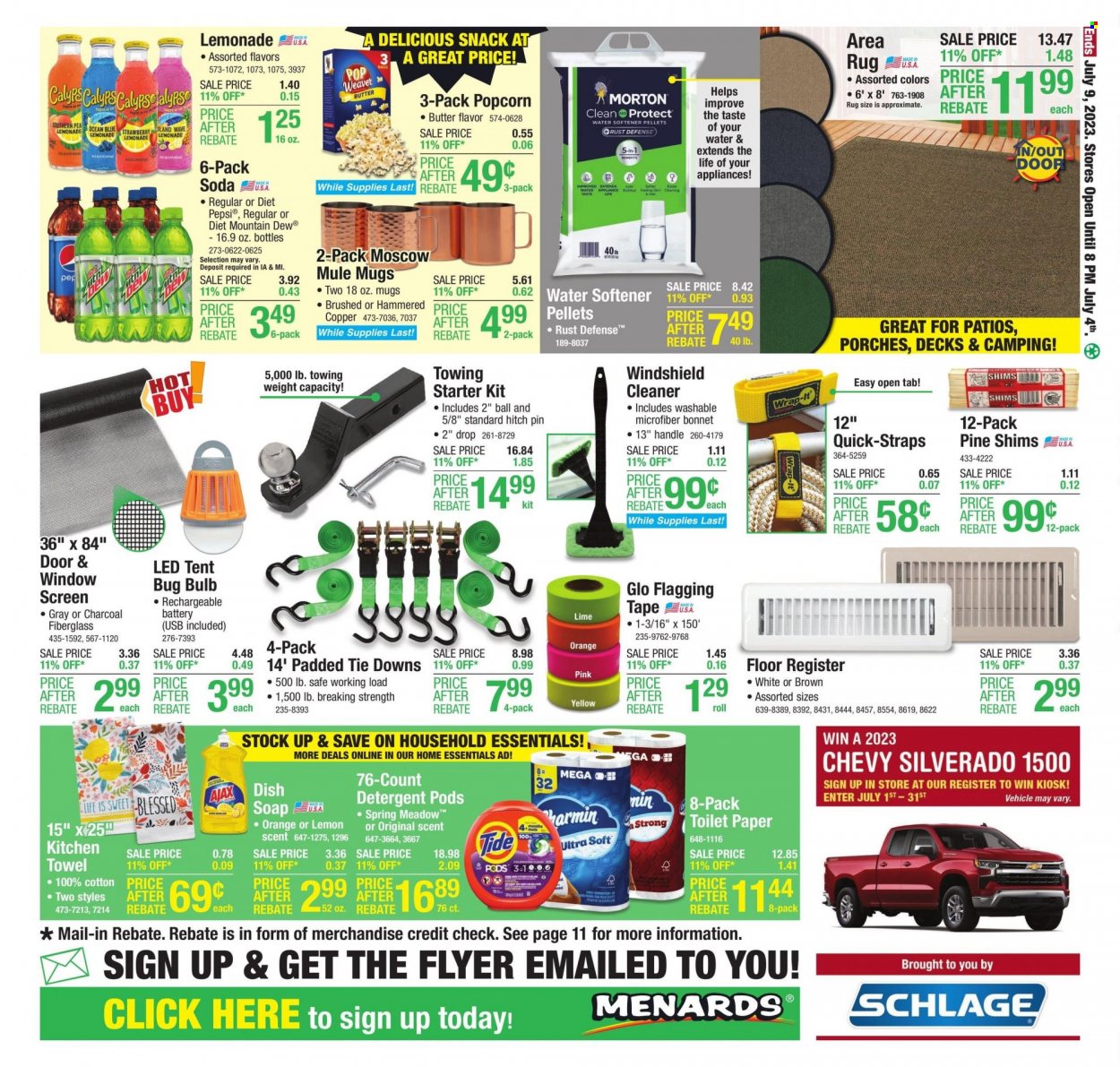 Menards ad - 06/27/2023 - 07/09/2023. Page 22