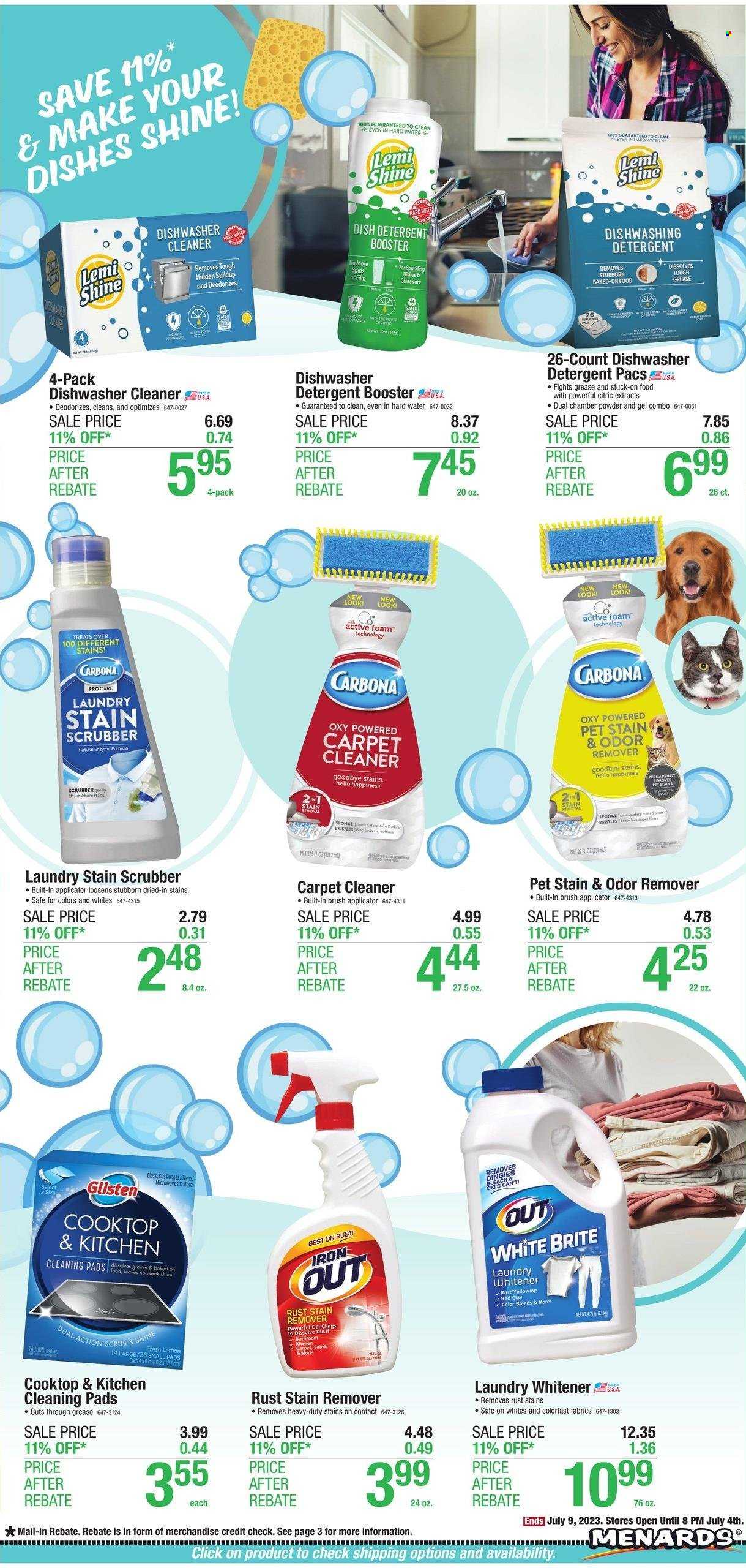 Menards ad - 06/28/2023 - 07/09/2023. Page 4