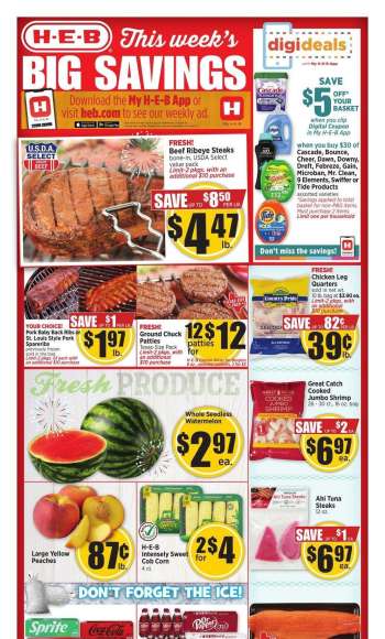 H-E-B Flyer - 06/28/2023 - 07/04/2023.
