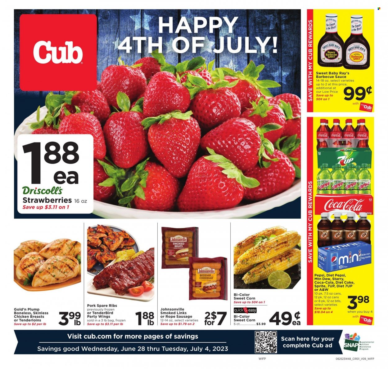 Cub Foods ad - 06/28/2023 - 07/04/2023. Page 1