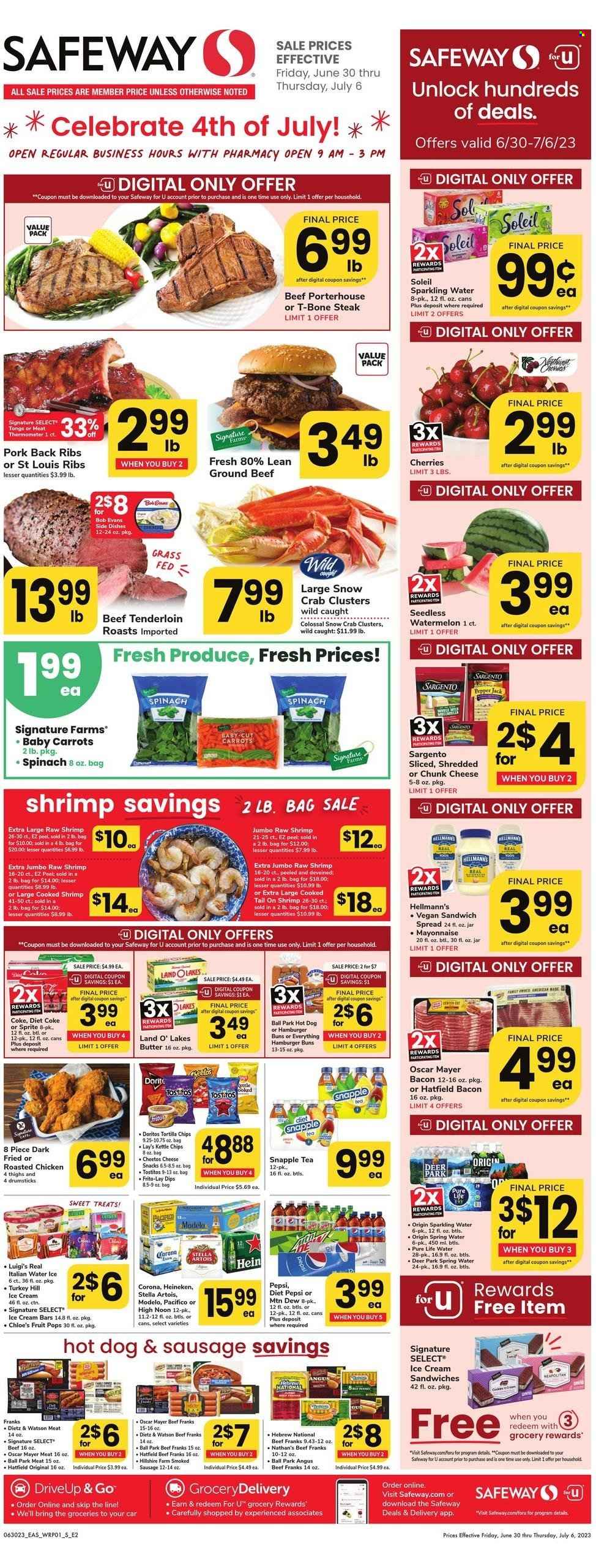 Safeway ad - 06/30/2023 - 07/06/2023. Page 1