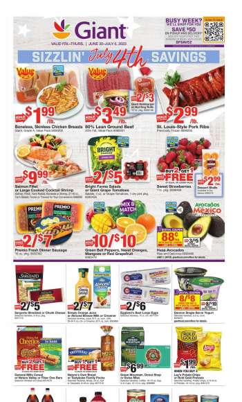 Giant Food Flyer - 06/30/2023 - 07/06/2023.