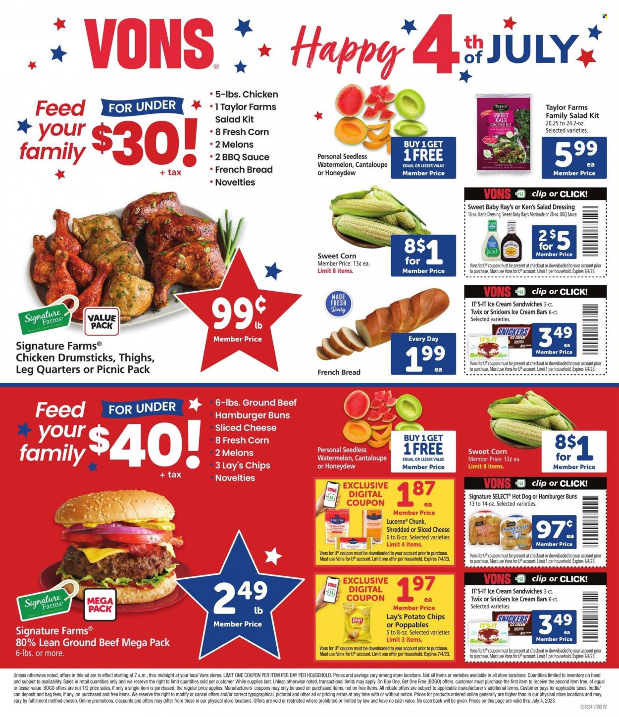Vons ad - 06/28/2023 - 07/04/2023. Page 1