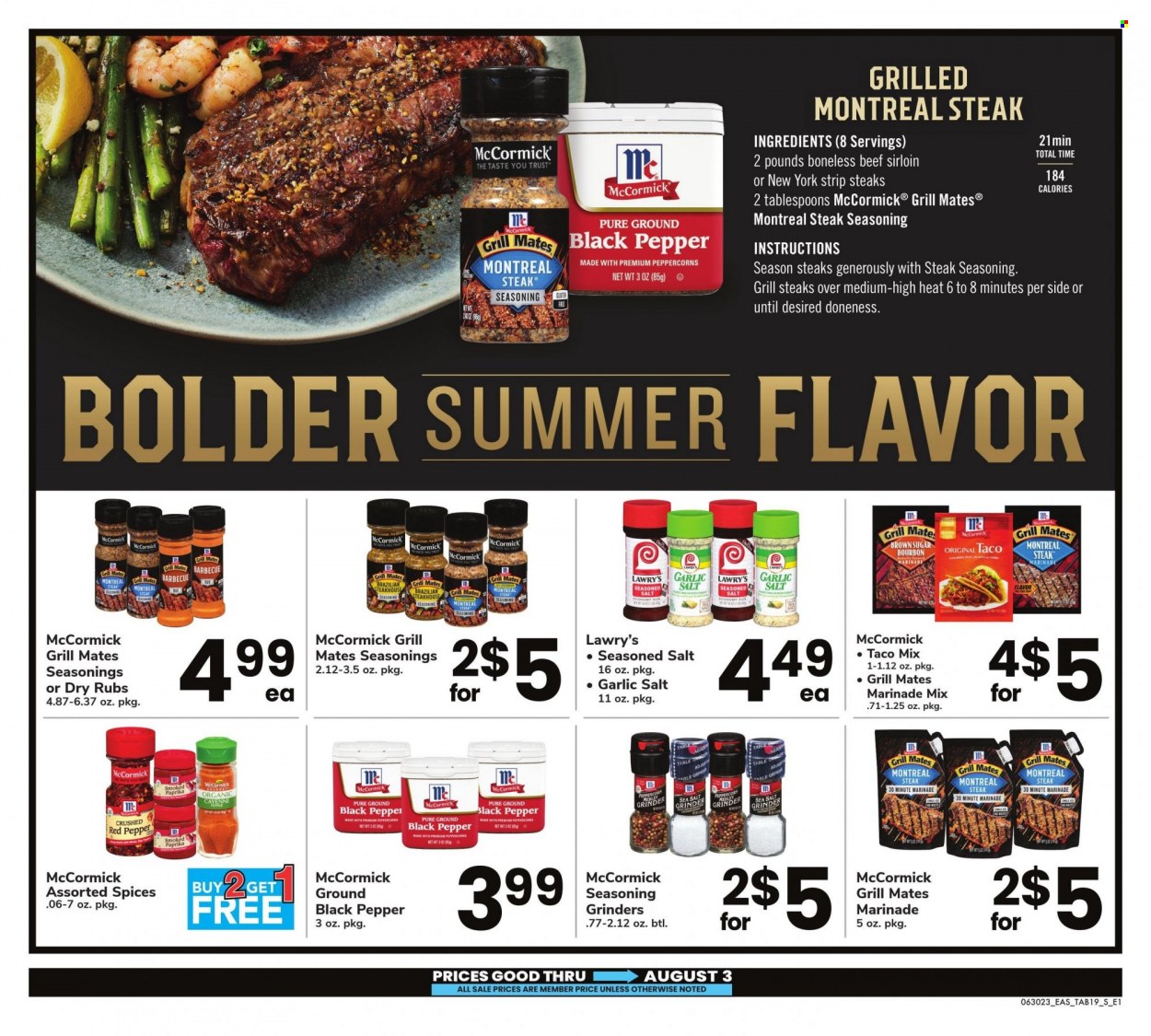 Safeway ad - 06/30/2023 - 08/03/2023. Page 19