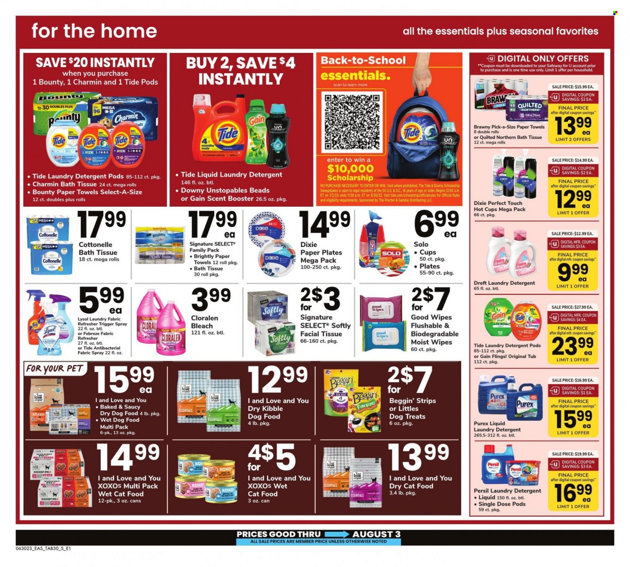 Safeway ad - 06/30/2023 - 08/03/2023. Page 30