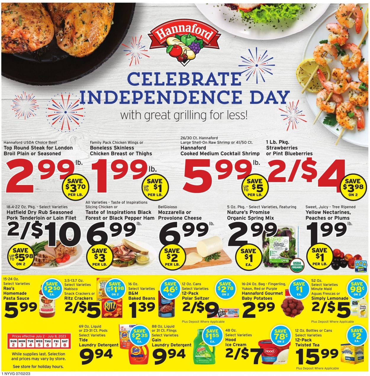 Hannaford ad - 07/02/2023 - 07/08/2023. Page 1