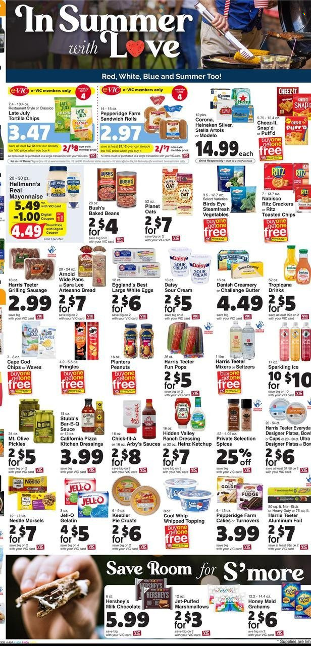 Harris Teeter ad - 06/28/2023 - 07/04/2023. Page 4
