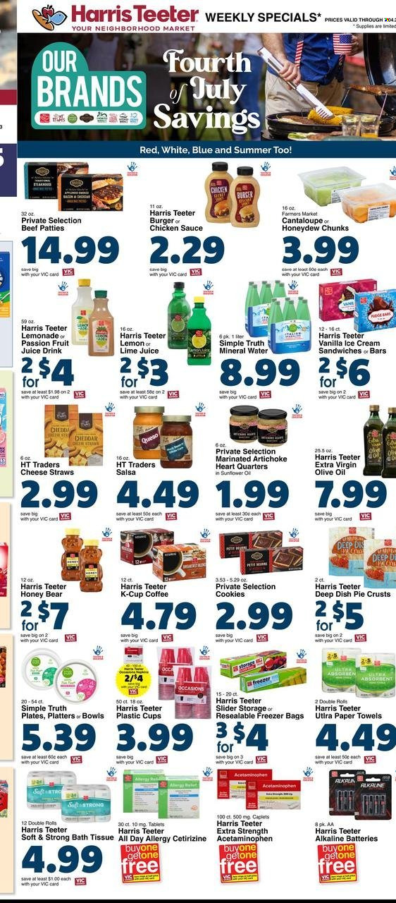Harris Teeter ad - 06/28/2023 - 07/04/2023. Page 13
