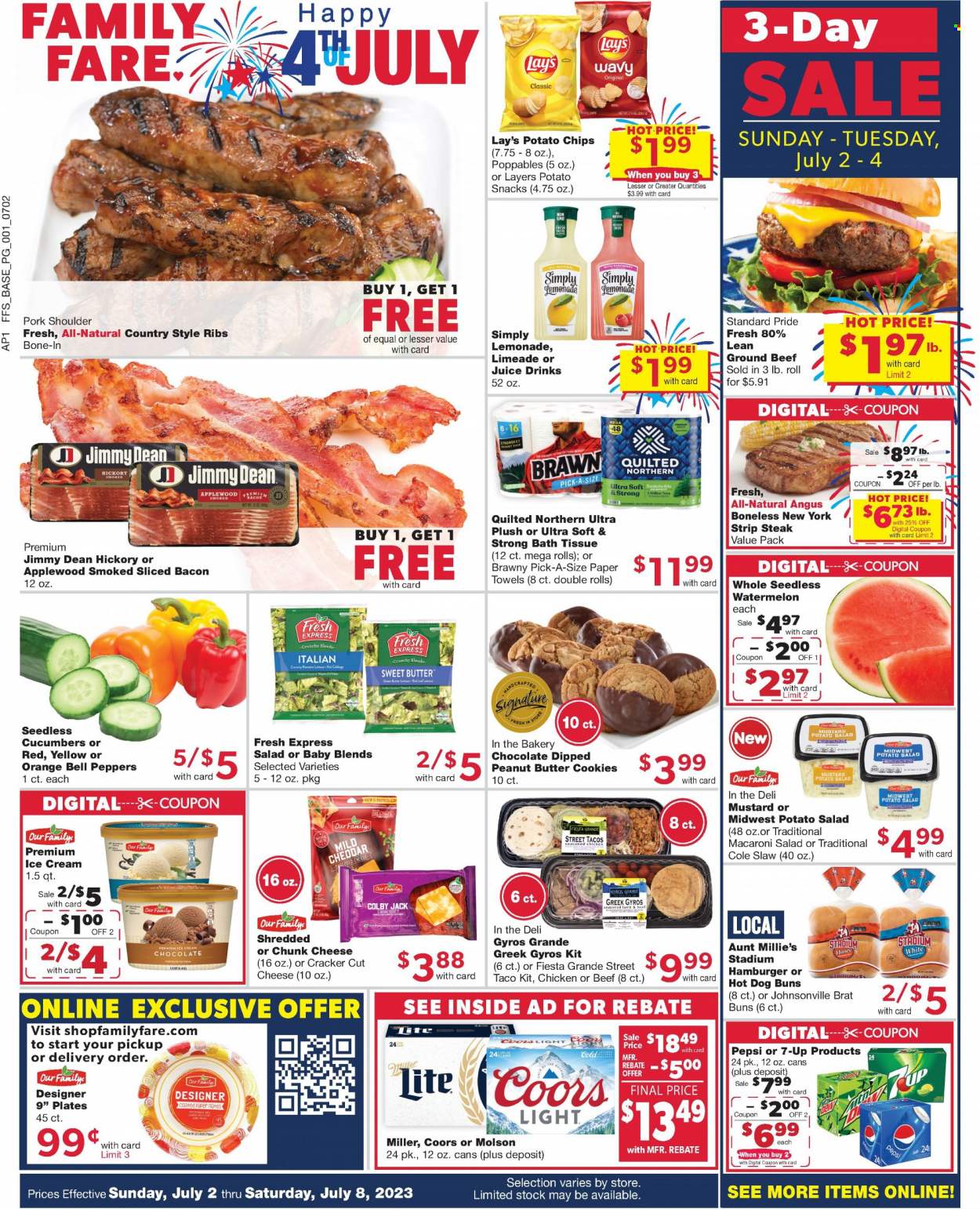Family Fare ad - 07/02/2023 - 07/08/2023. Page 1