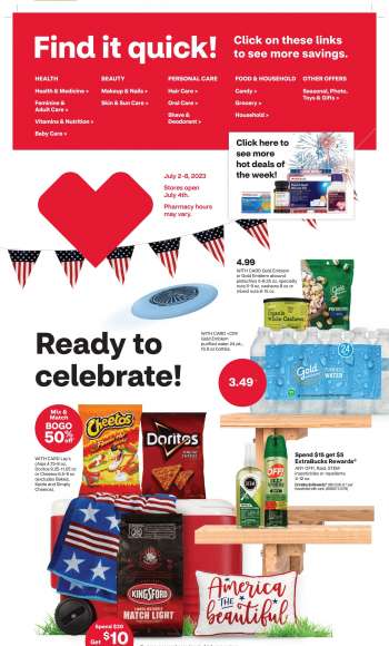 CVS Pharmacy Flyer - 07/02/2023 - 07/08/2023.