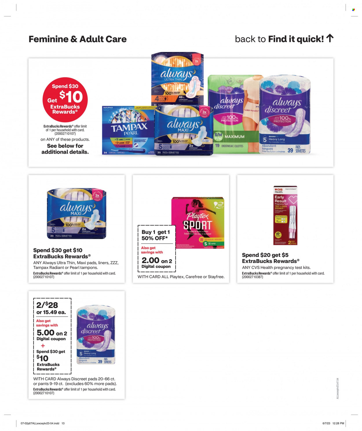CVS Pharmacy ad - 07/02/2023 - 07/08/2023. Page 7
