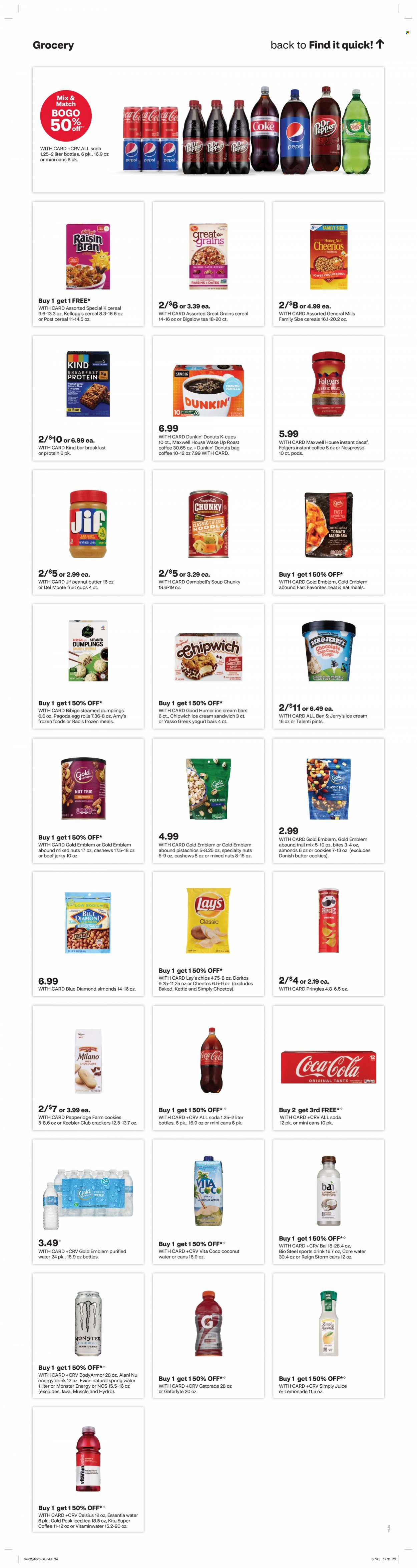 CVS Pharmacy ad - 07/02/2023 - 07/08/2023. Page 16