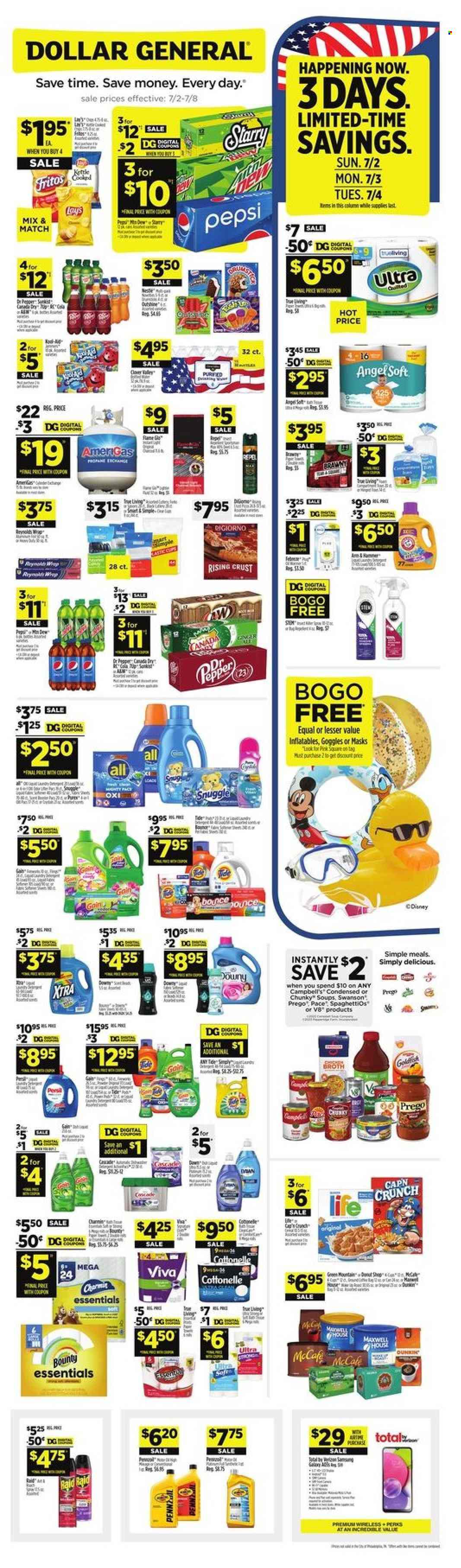 Dollar General ad - 07/02/2023 - 07/08/2023. Page 1