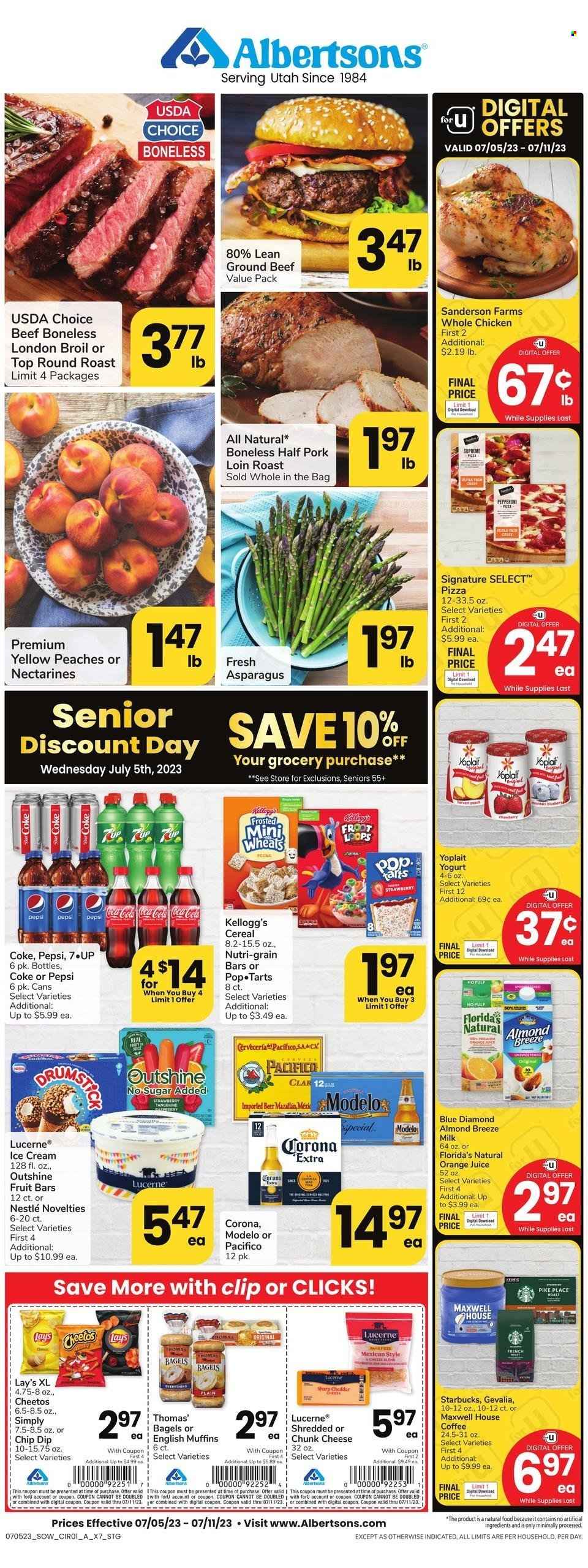 Albertsons ad - 07/05/2023 - 07/11/2023. Page 1