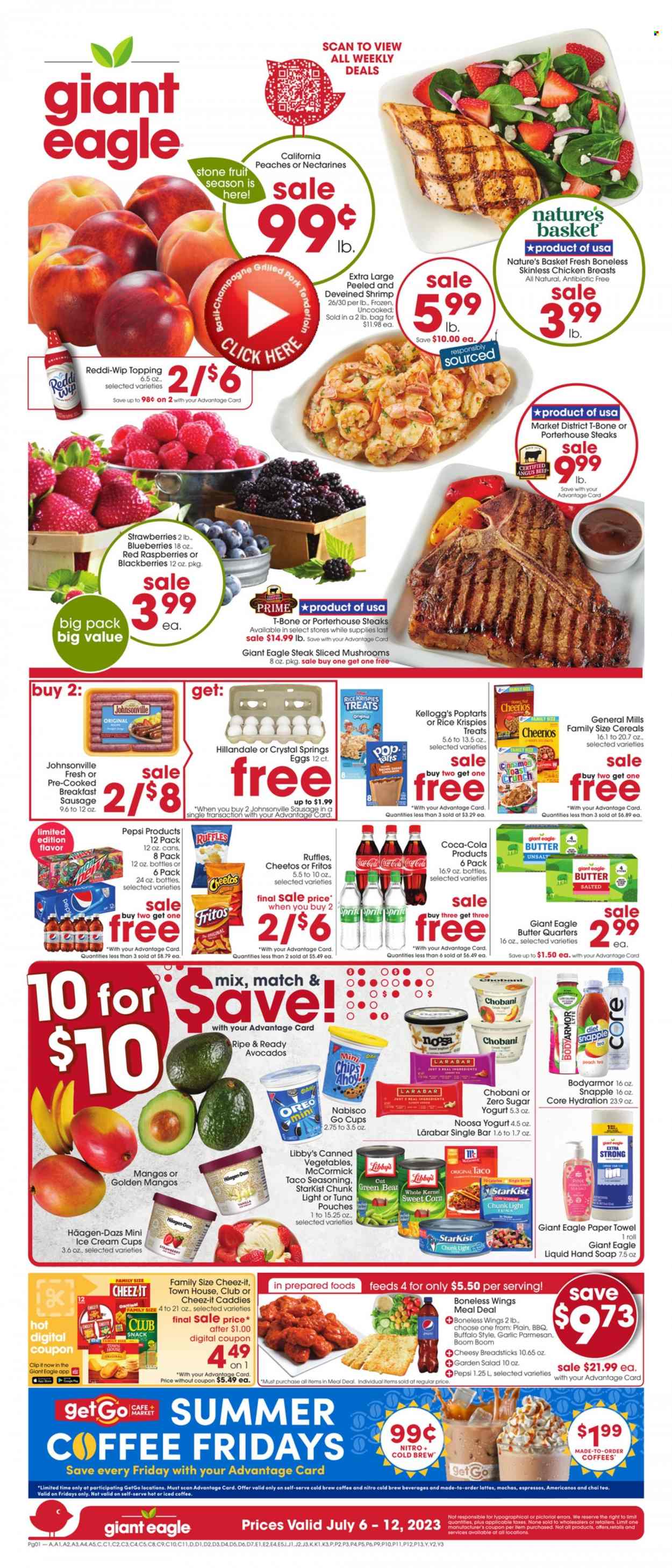 Giant Eagle ad - 07/06/2023 - 07/12/2023. Page 1