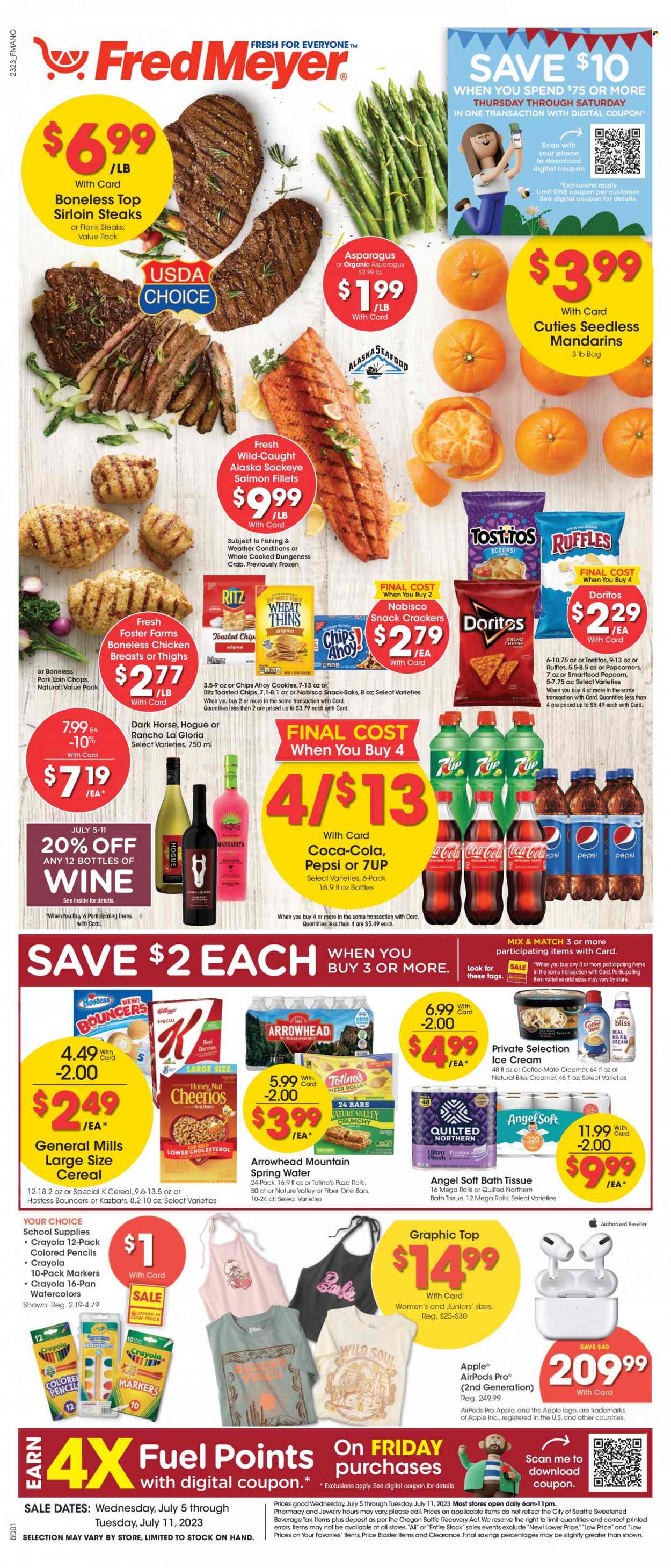 Fred Meyer ad - 07/05/2023 - 07/11/2023. Page 1