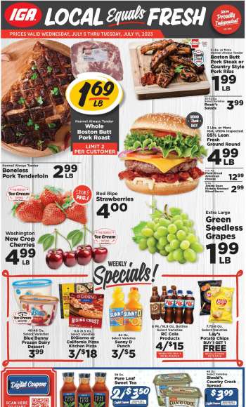 IGA Flyer - 07/05/2023 - 07/11/2023.
