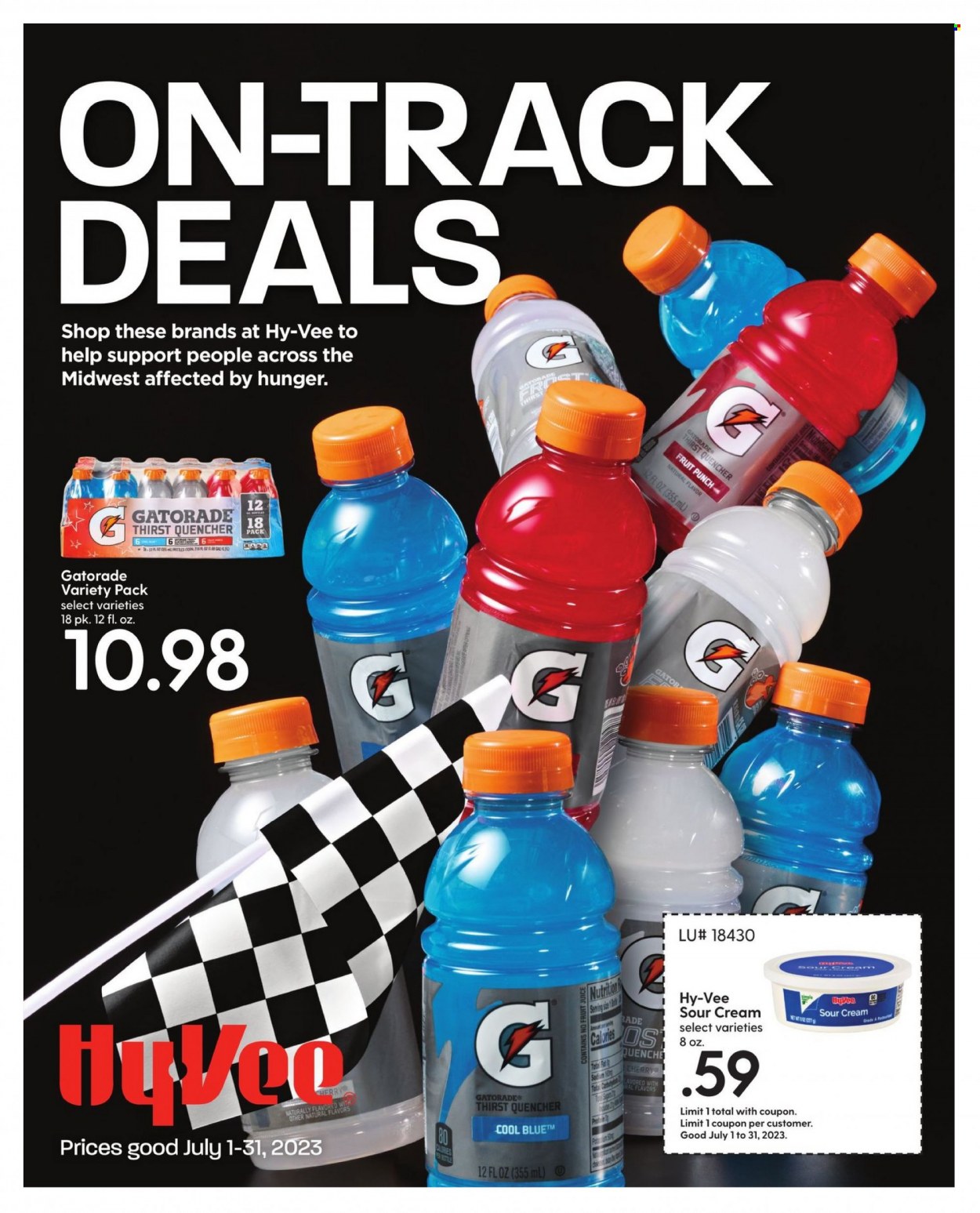 Hy-Vee ad - 07/01/2023 - 08/01/2023. Page 1