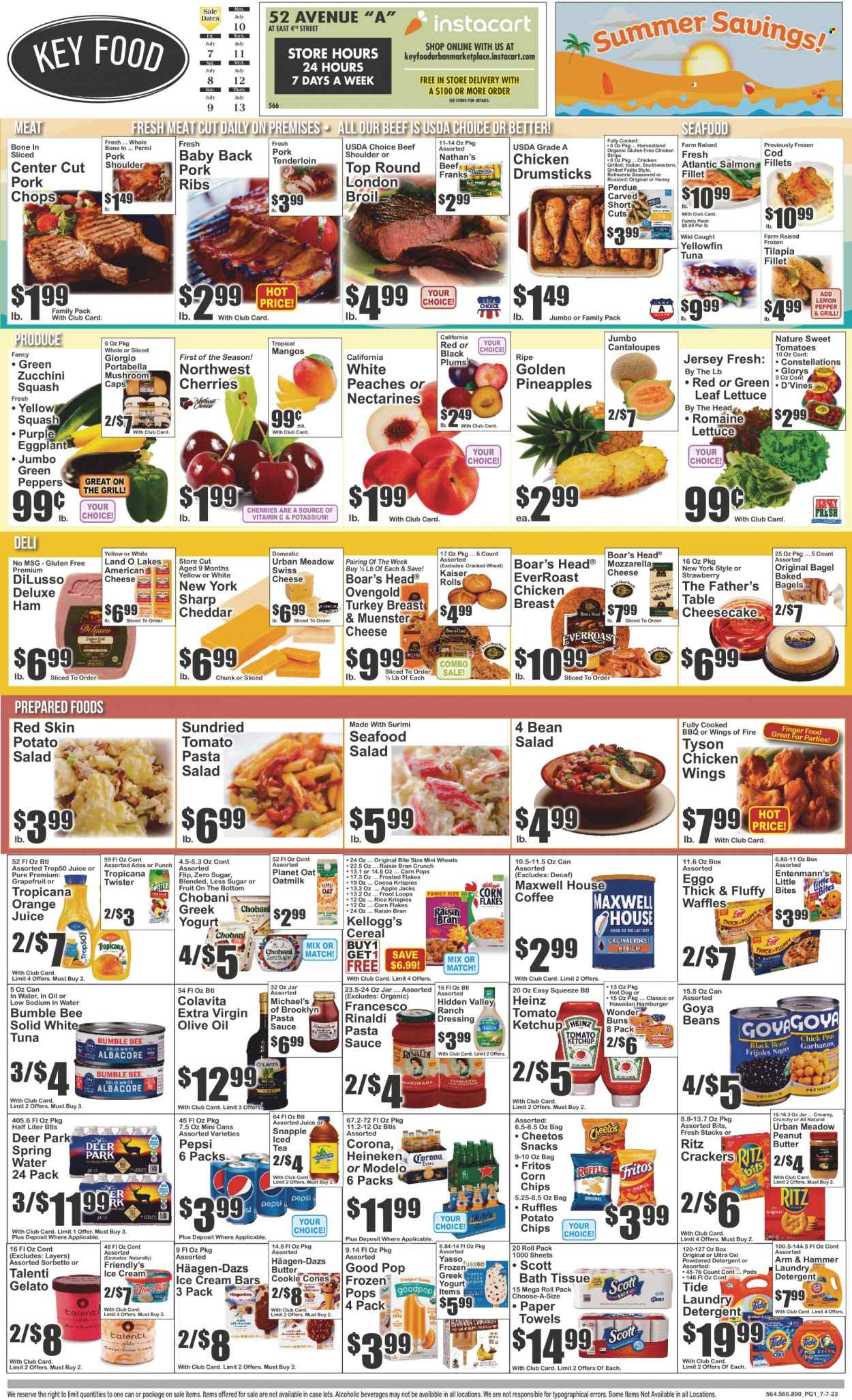 Key Food ad - 07/07/2023 - 07/13/2023. Page 1