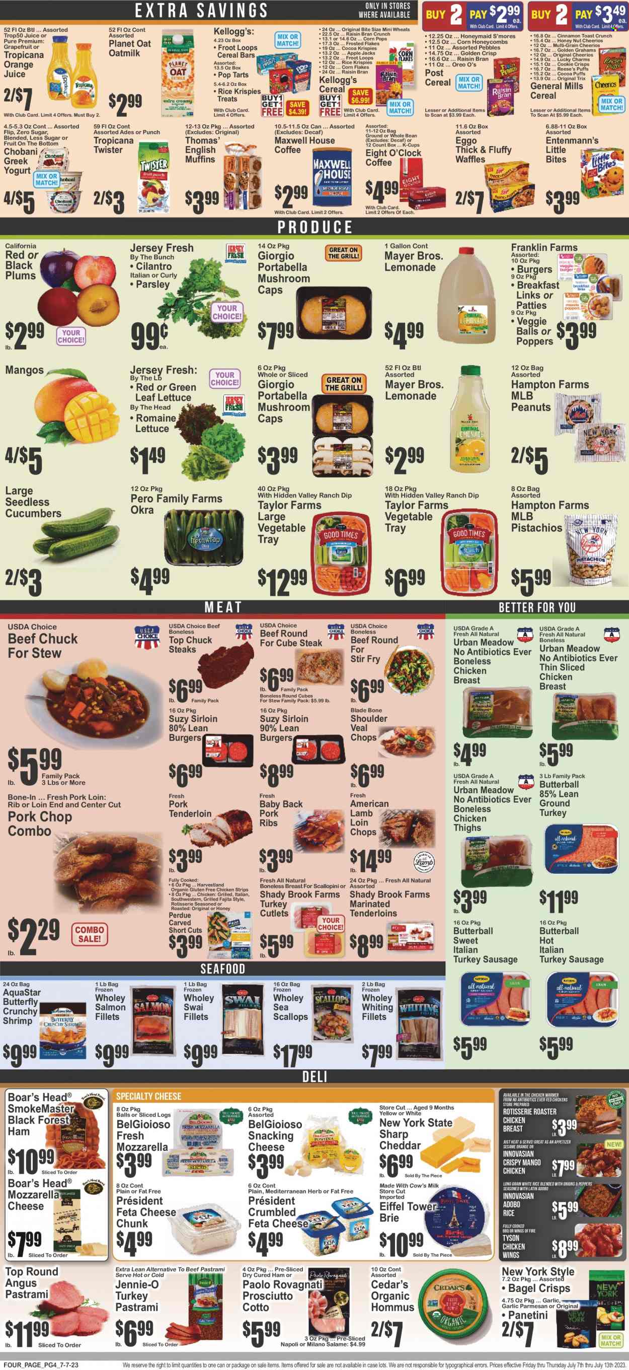 Key Food ad - 07/07/2023 - 07/13/2023. Page 4