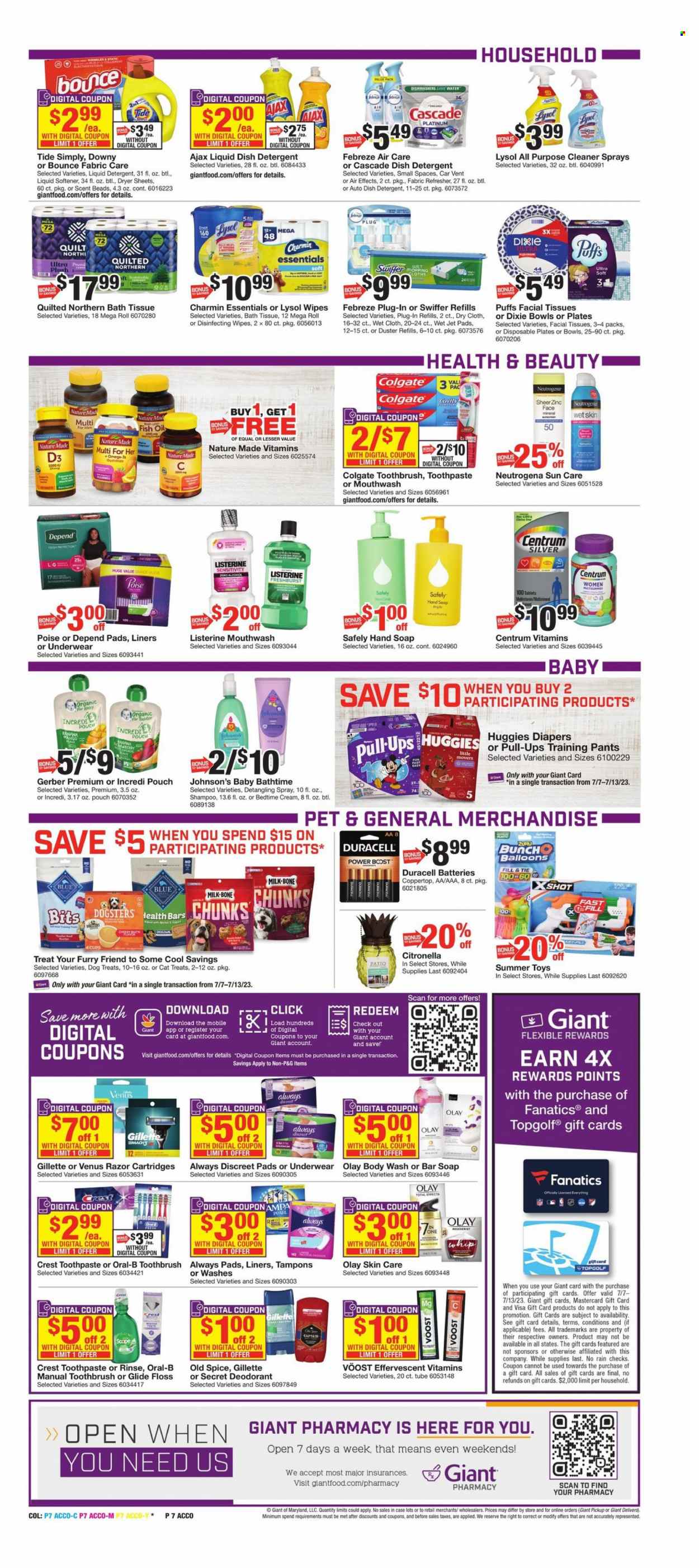 Giant Food ad - 07/07/2023 - 07/13/2023. Page 9