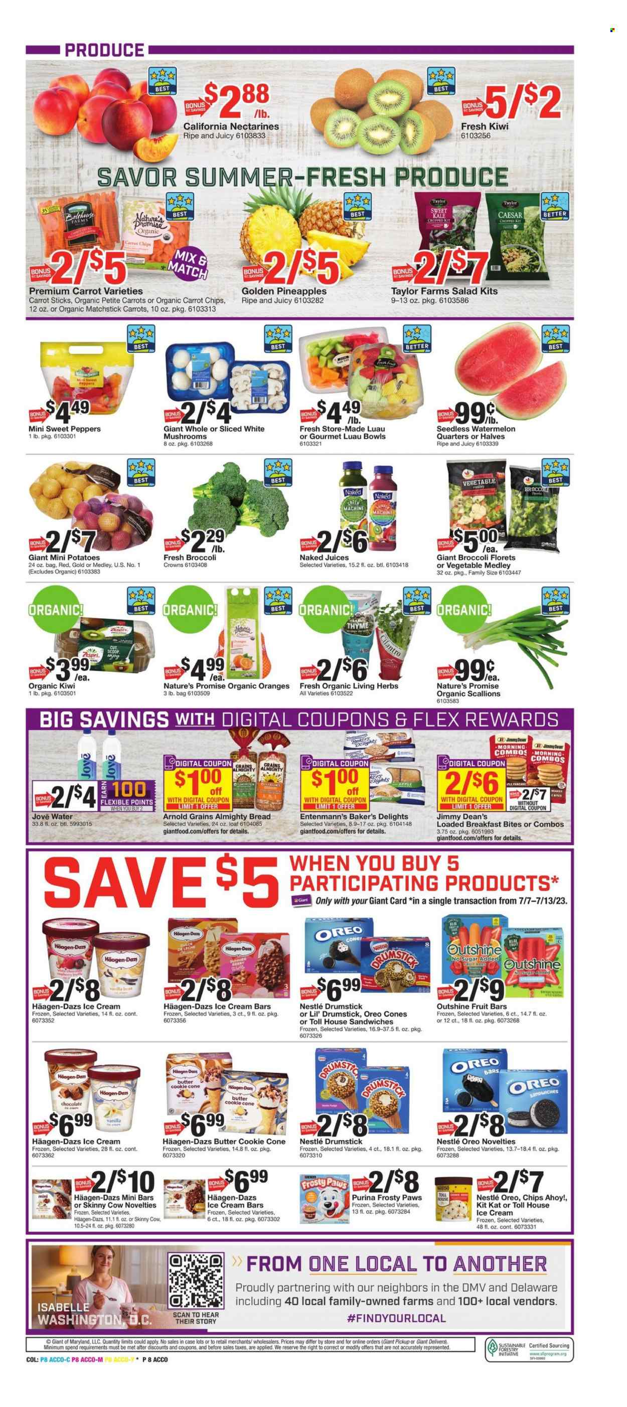 Giant Food ad - 07/07/2023 - 07/13/2023. Page 10