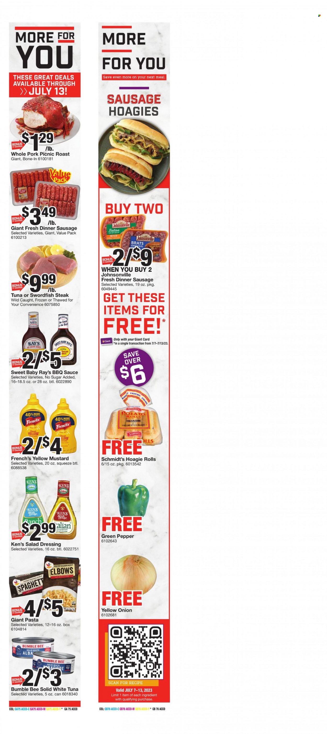 Giant Food ad - 07/07/2023 - 07/13/2023. Page 11