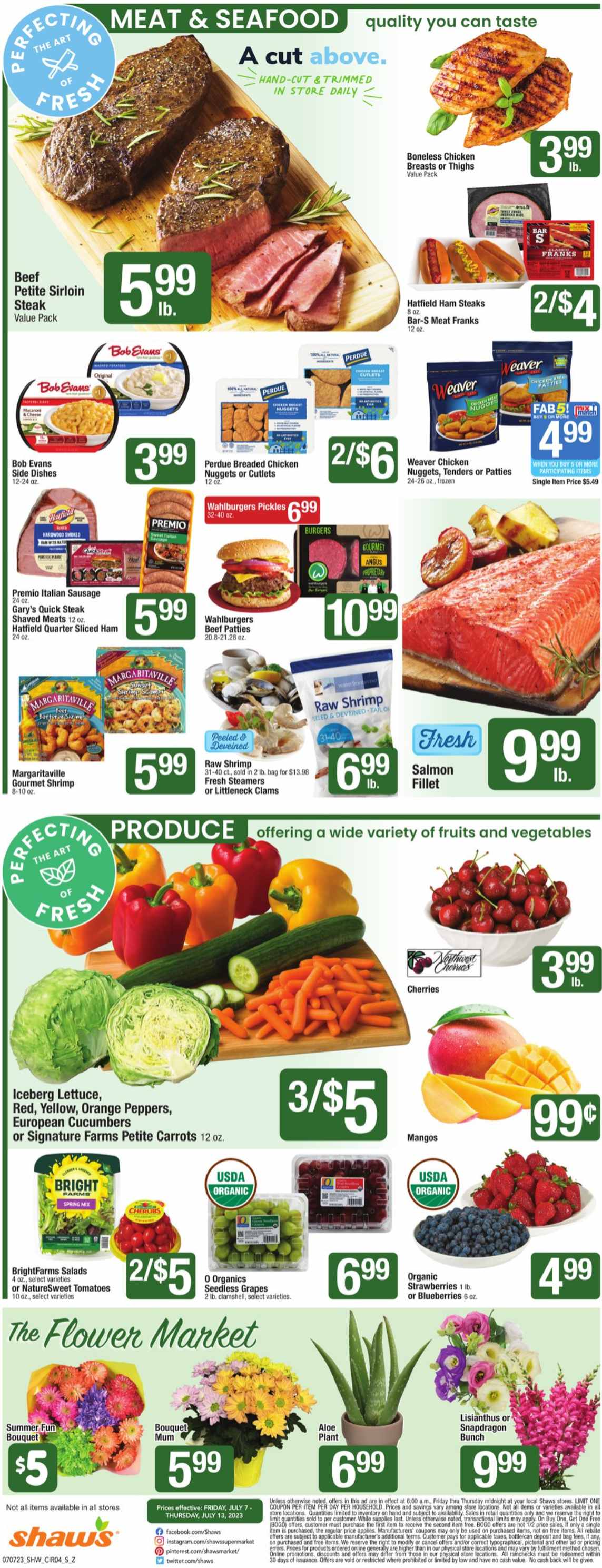 Shaw’s ad - 07/07/2023 - 07/13/2023. Page 4