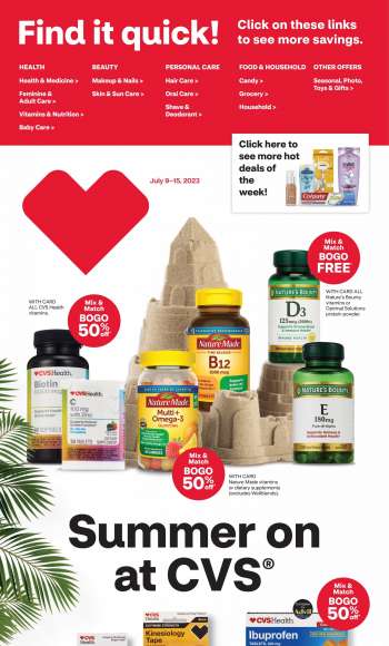 CVS Pharmacy Flyer - 07/09/2023 - 07/15/2023.
