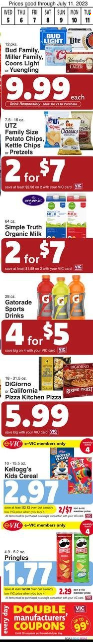 Harris Teeter ad - 07/05/2023 - 07/11/2023. Page 2
