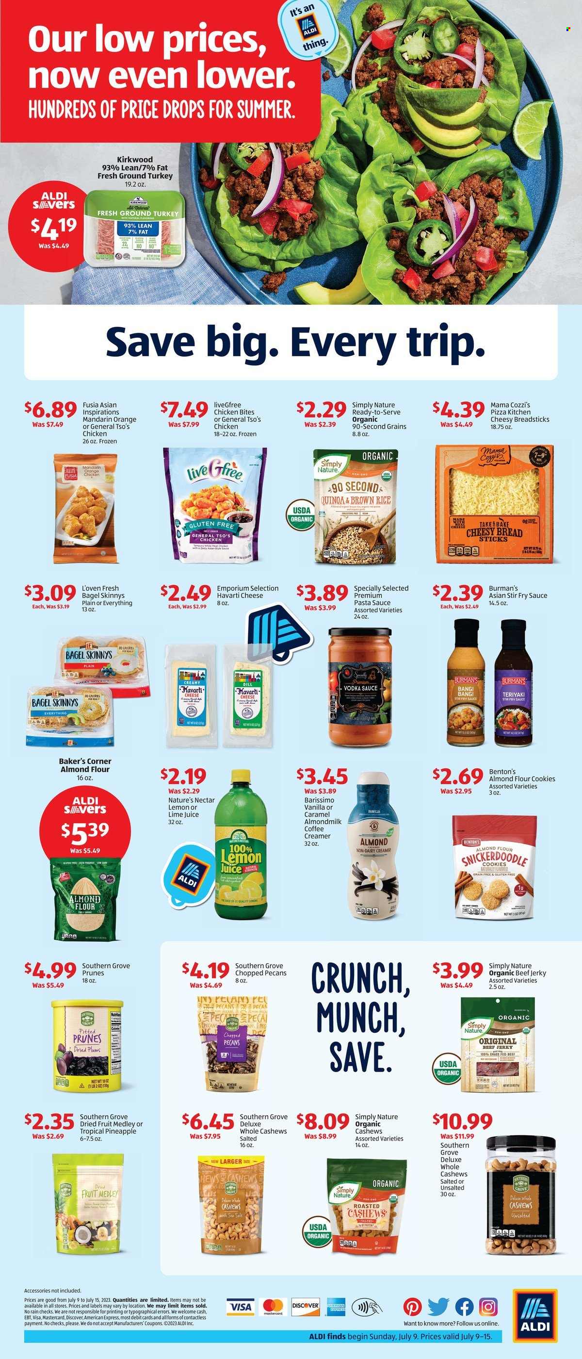 ALDI ad - 07/09/2023 - 07/15/2023. Page 1