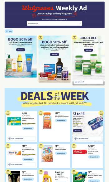 Walgreens Flyer - 07/09/2023 - 07/15/2023.