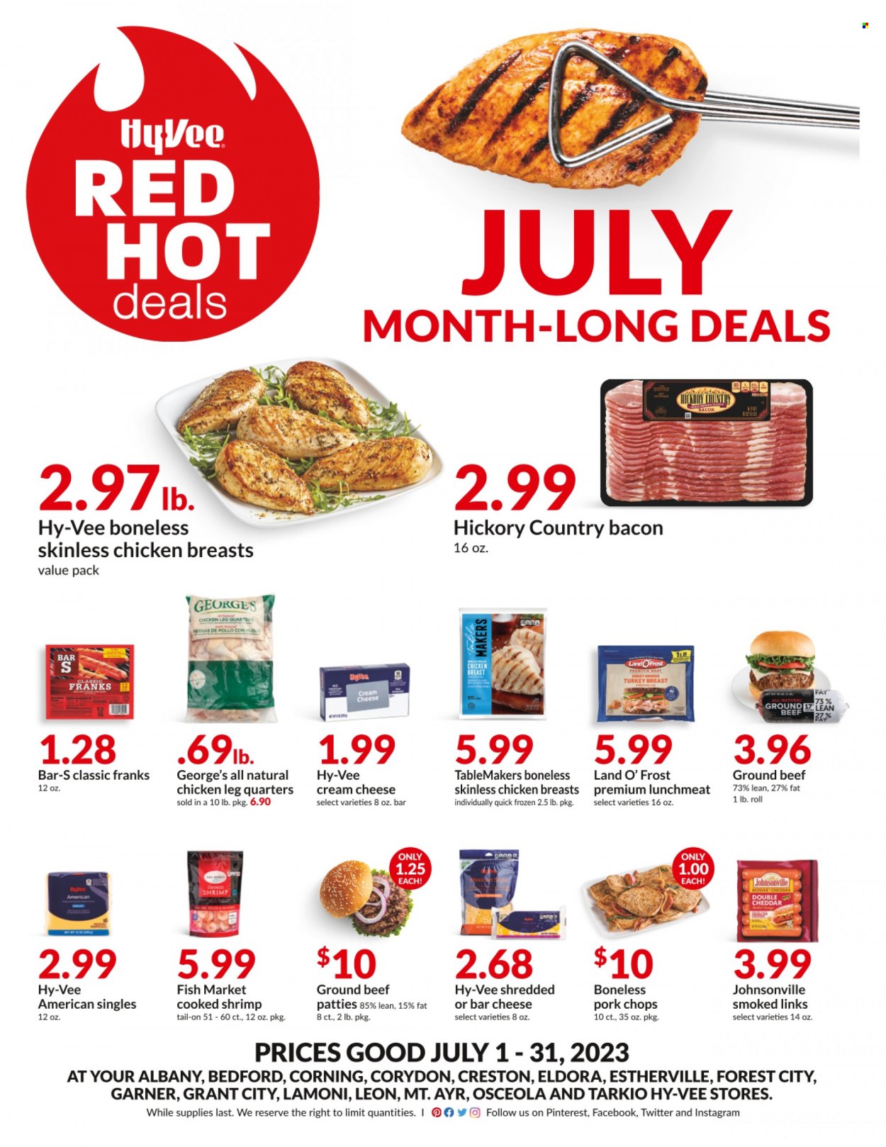 Hy-Vee ad - 07/01/2023 - 07/31/2023. Page 1