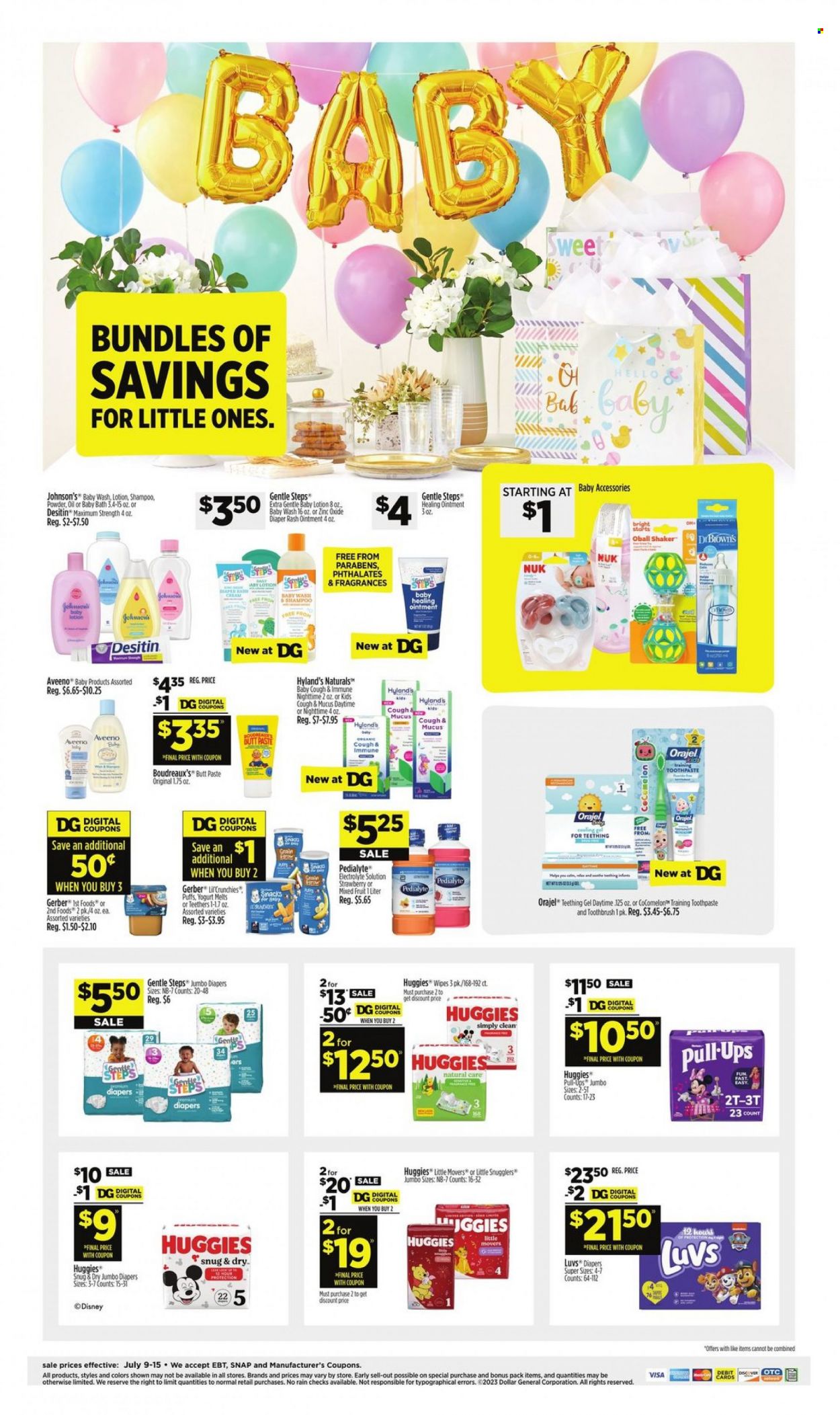 Dollar General ad - 07/09/2023 - 07/15/2023. Page 1