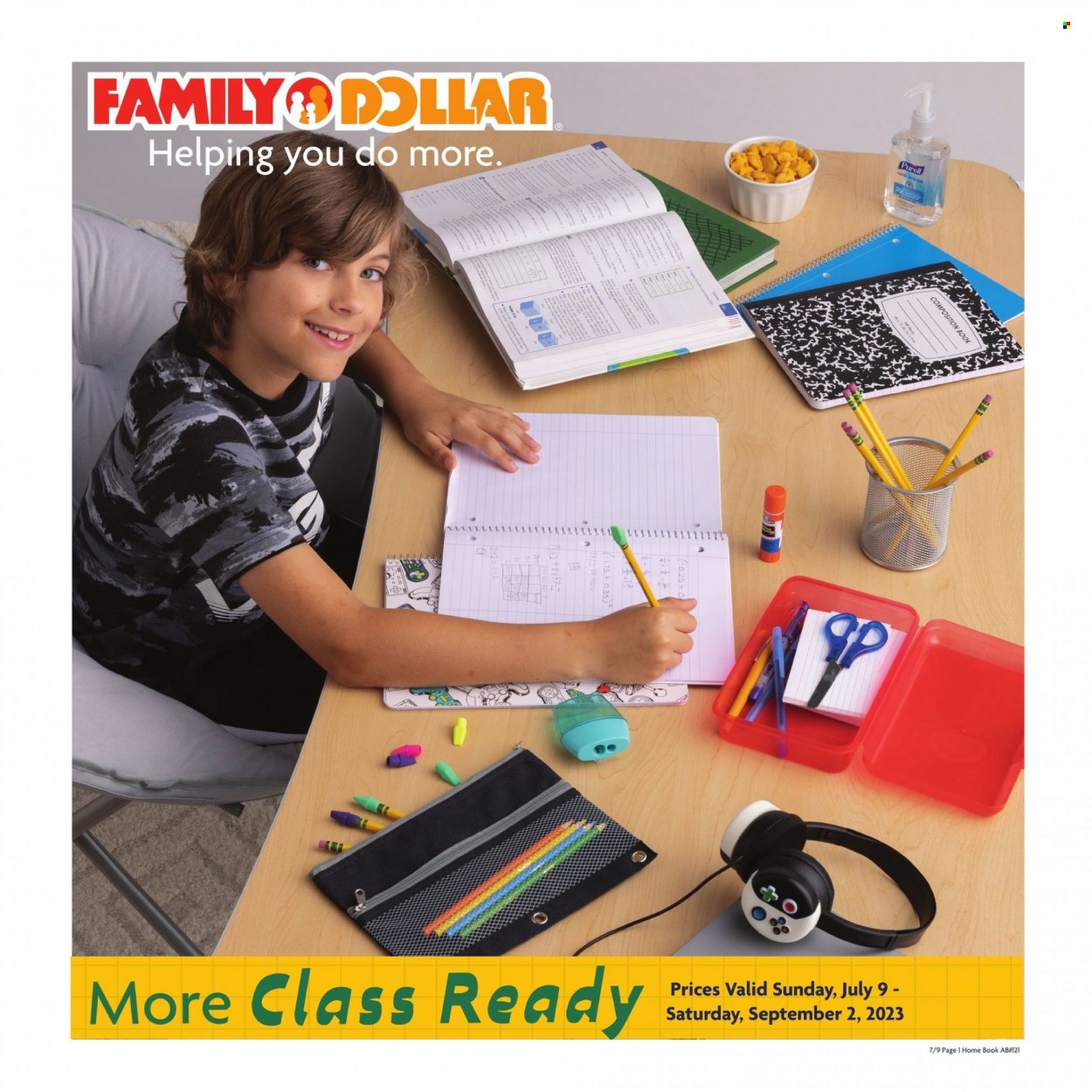 Family Dollar ad - 07/09/2023 - 09/02/2023. Page 1