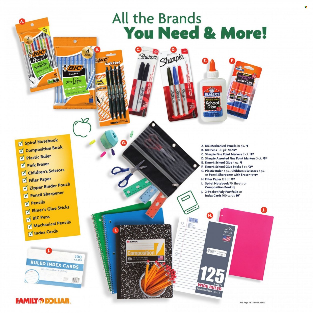 Family Dollar ad - 07/09/2023 - 09/02/2023. Page 3