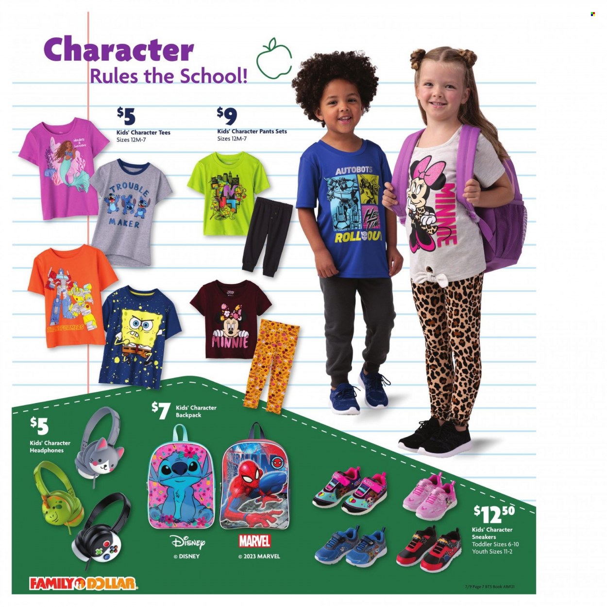 Family Dollar ad - 07/09/2023 - 09/02/2023. Page 9