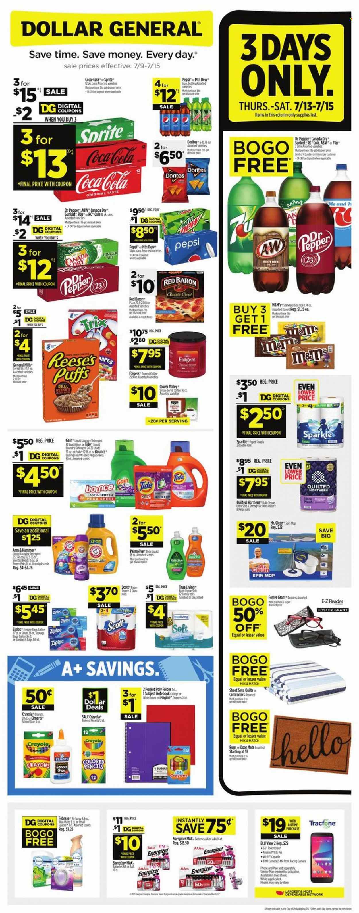 Dollar General ad - 07/09/2023 - 07/15/2023. Page 1