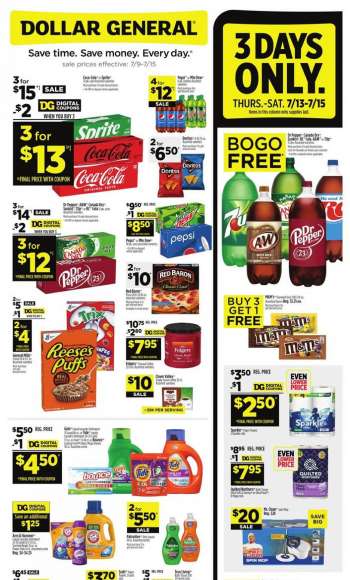 Dollar General Flyer - July 09, 2023 - July 15, 2023.