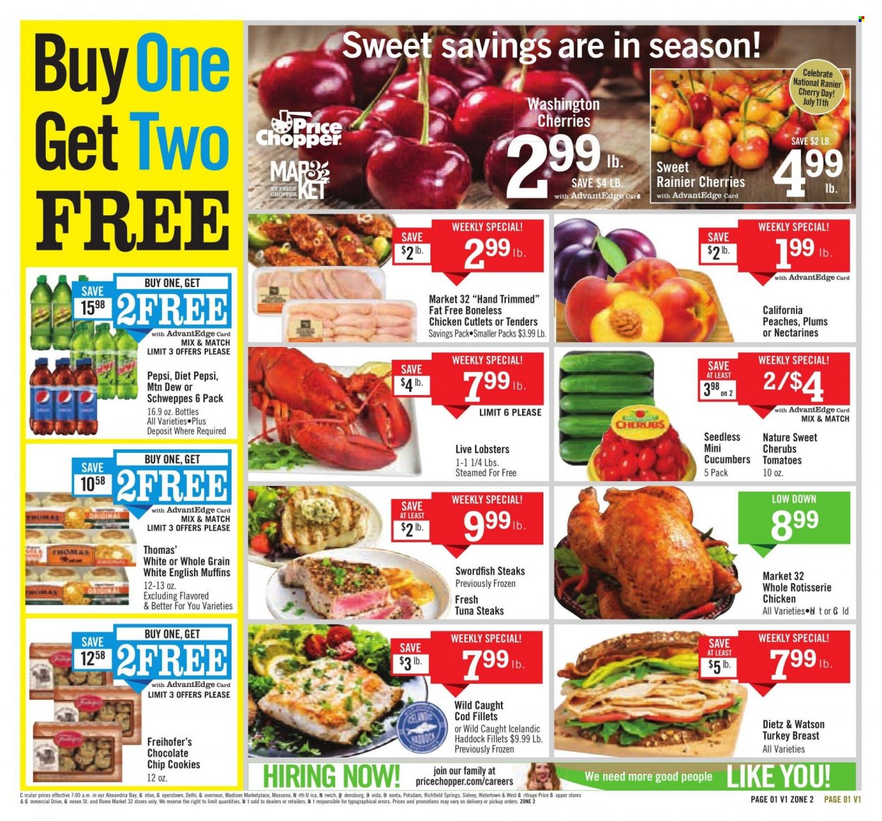 Price Chopper ad - 07/09/2023 - 07/15/2023. Page 1