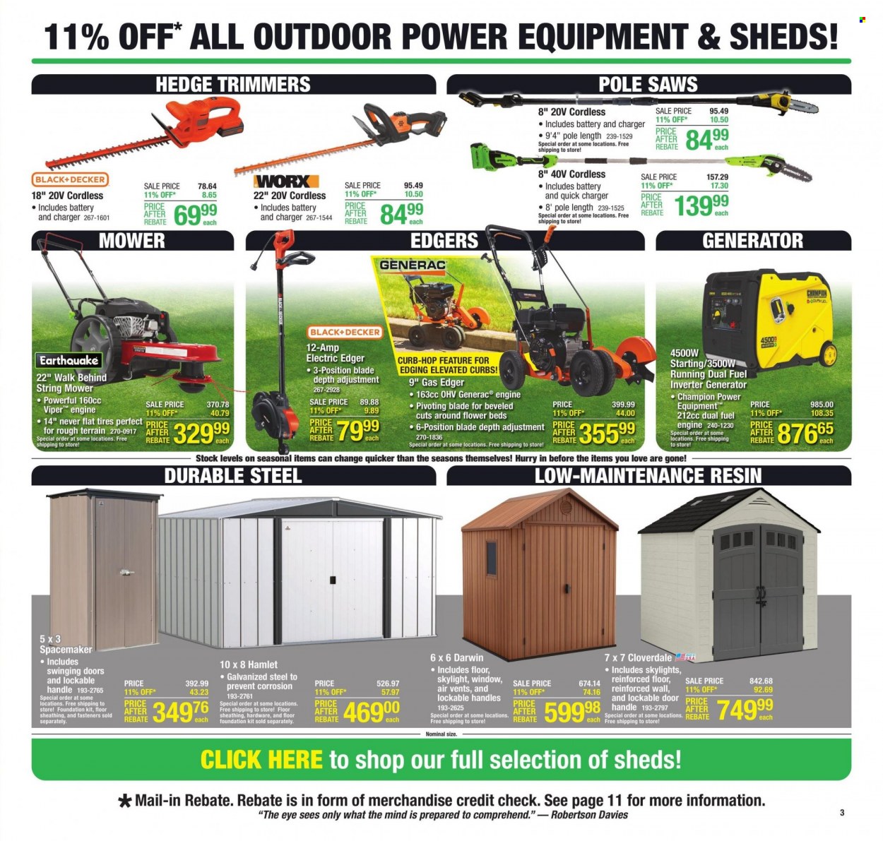 Menards ad - 07/06/2023 - 07/16/2023. Page 5