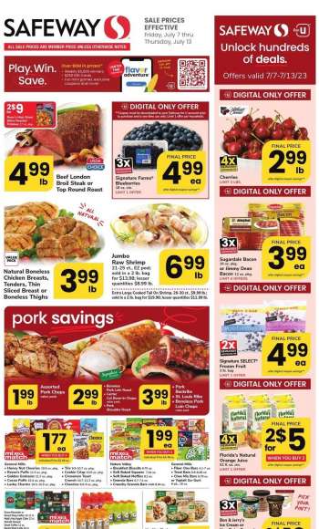 Safeway Flyer - 07/07/2023 - 07/13/2023.