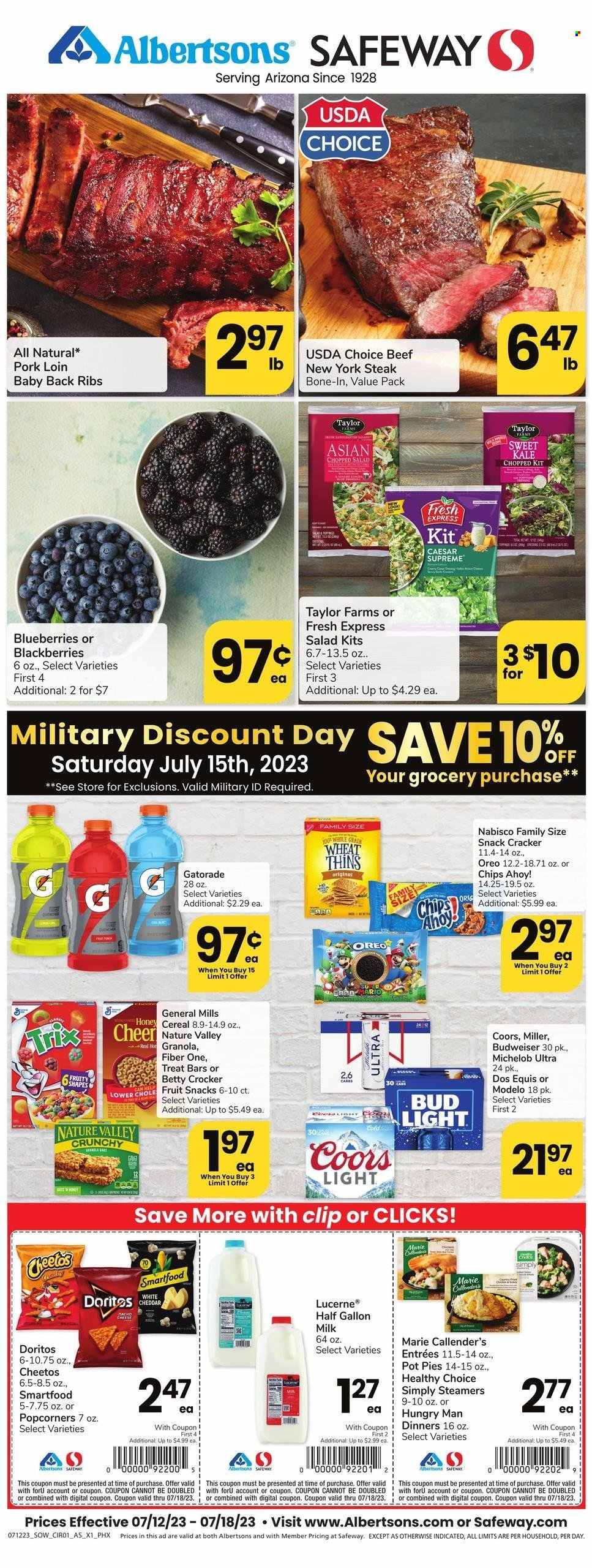 Albertsons ad - 07/12/2023 - 07/18/2023. Page 1