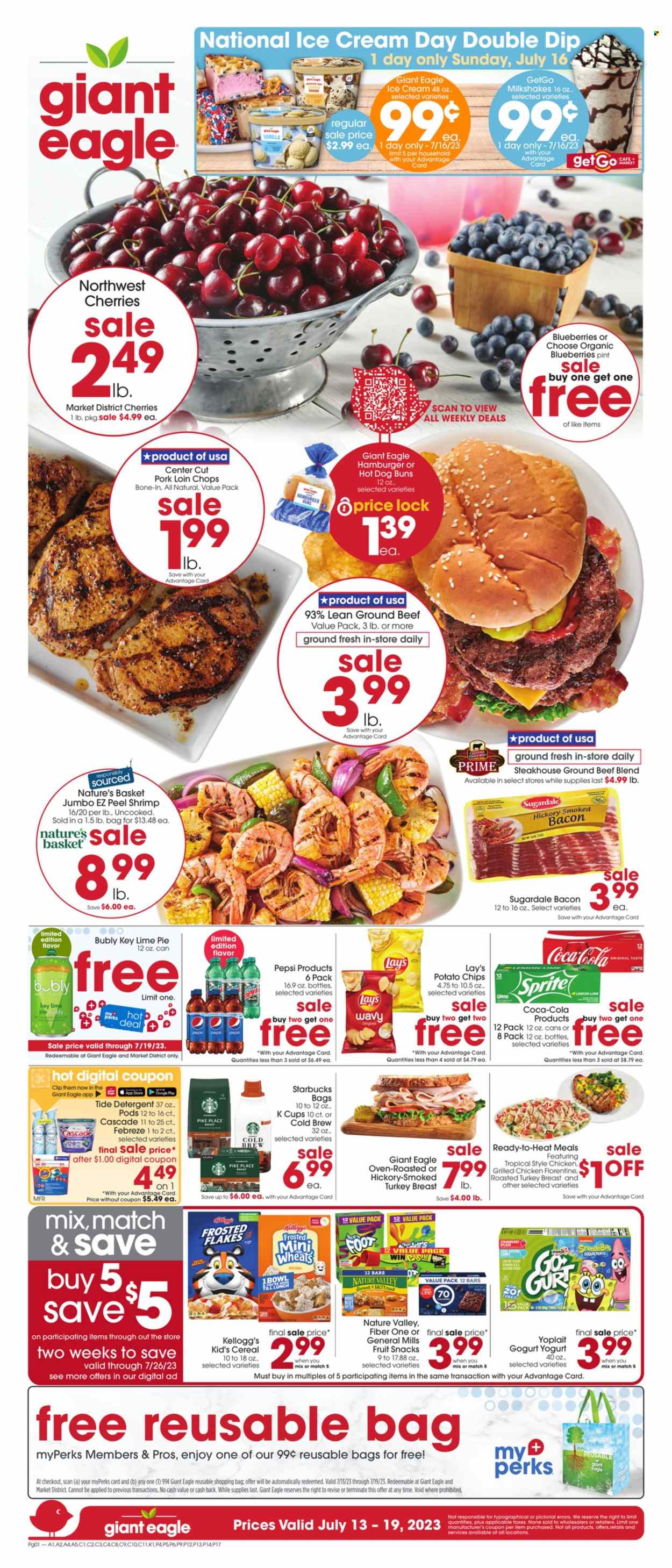 Giant Eagle ad - 07/13/2023 - 07/19/2023. Page 1