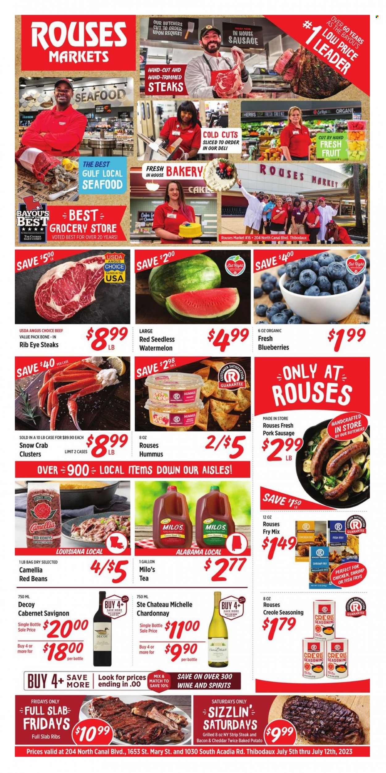 Rouses Markets ad - 07/05/2023 - 07/12/2023. Page 1