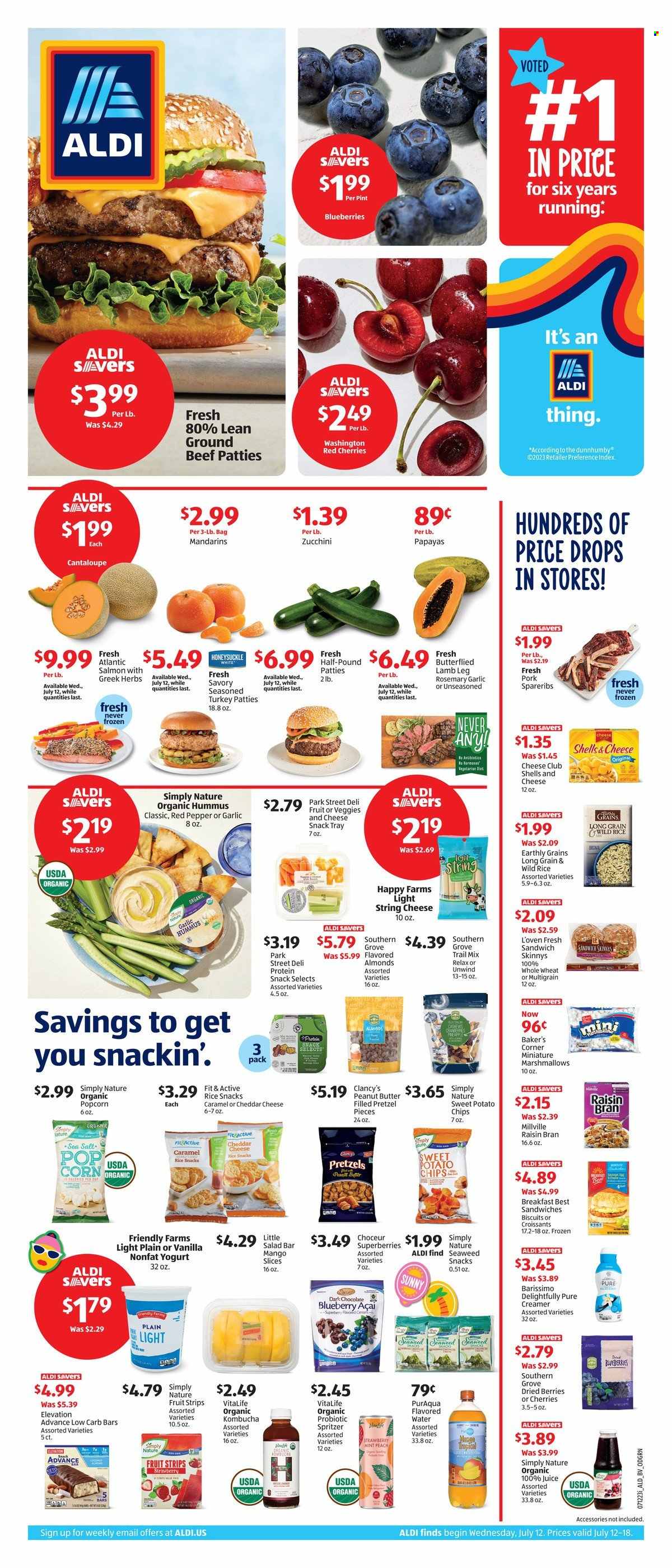 ALDI ad - 07/12/2023 - 07/18/2023. Page 1