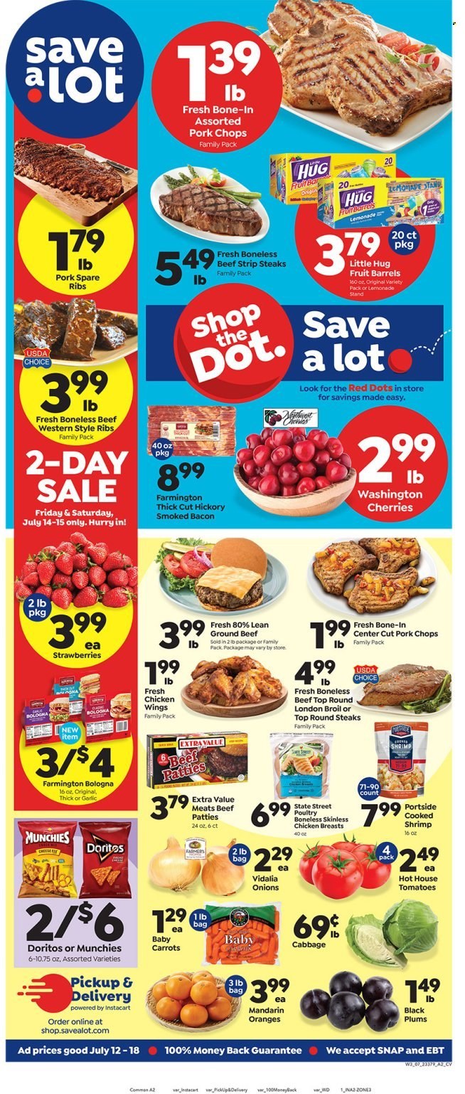 Save a Lot ad - 07/12/2023 - 07/18/2023. Page 1