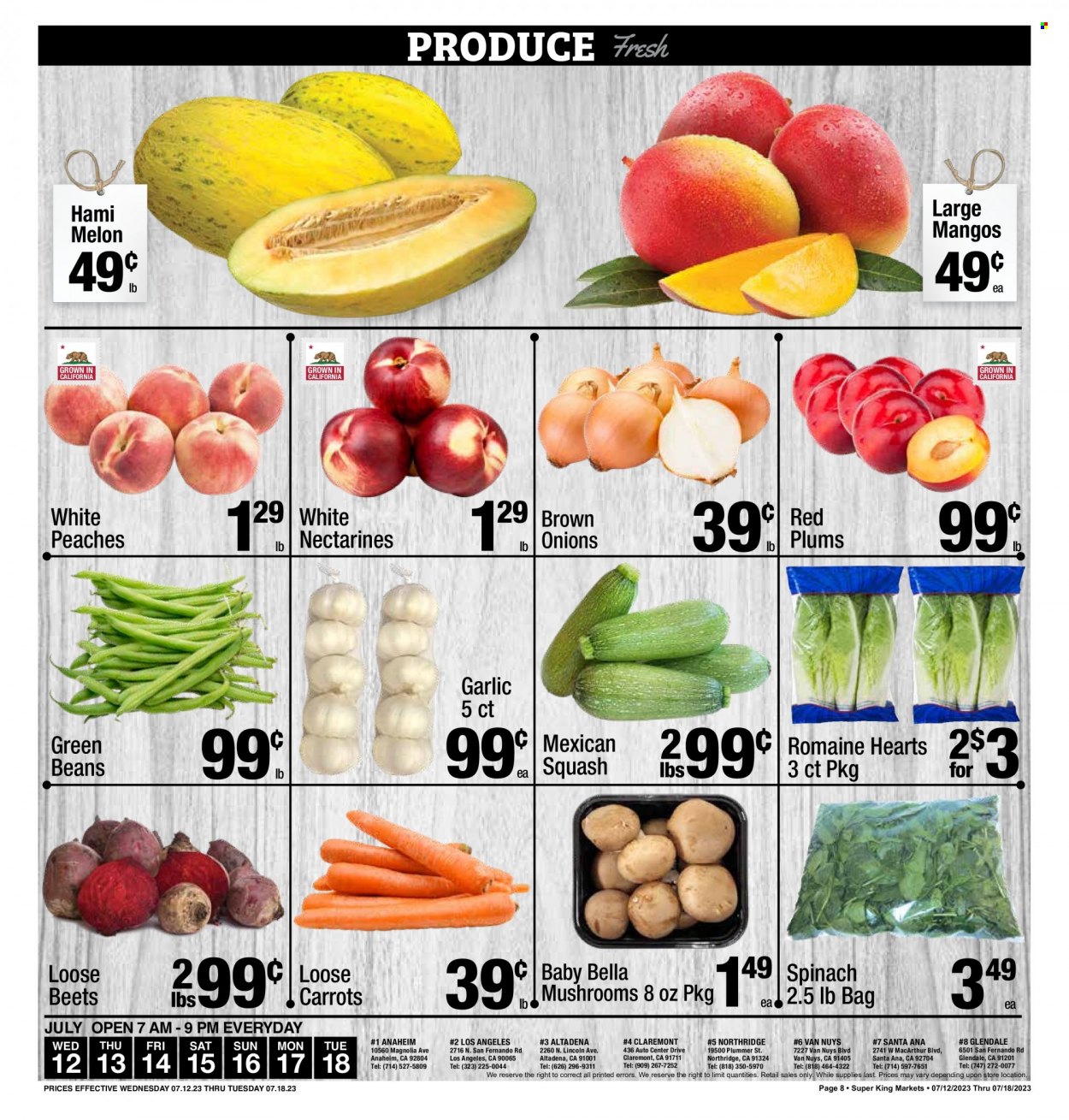 Super King Markets ad - 07/12/2023 - 07/18/2023. Page 8