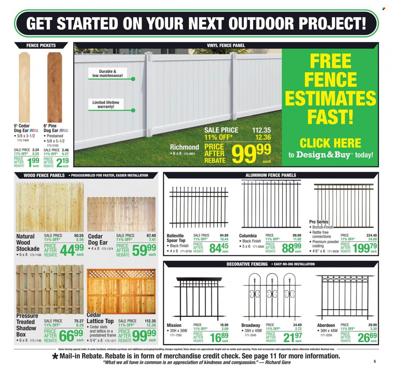 Menards ad - 07/11/2023 - 07/23/2023. Page 9