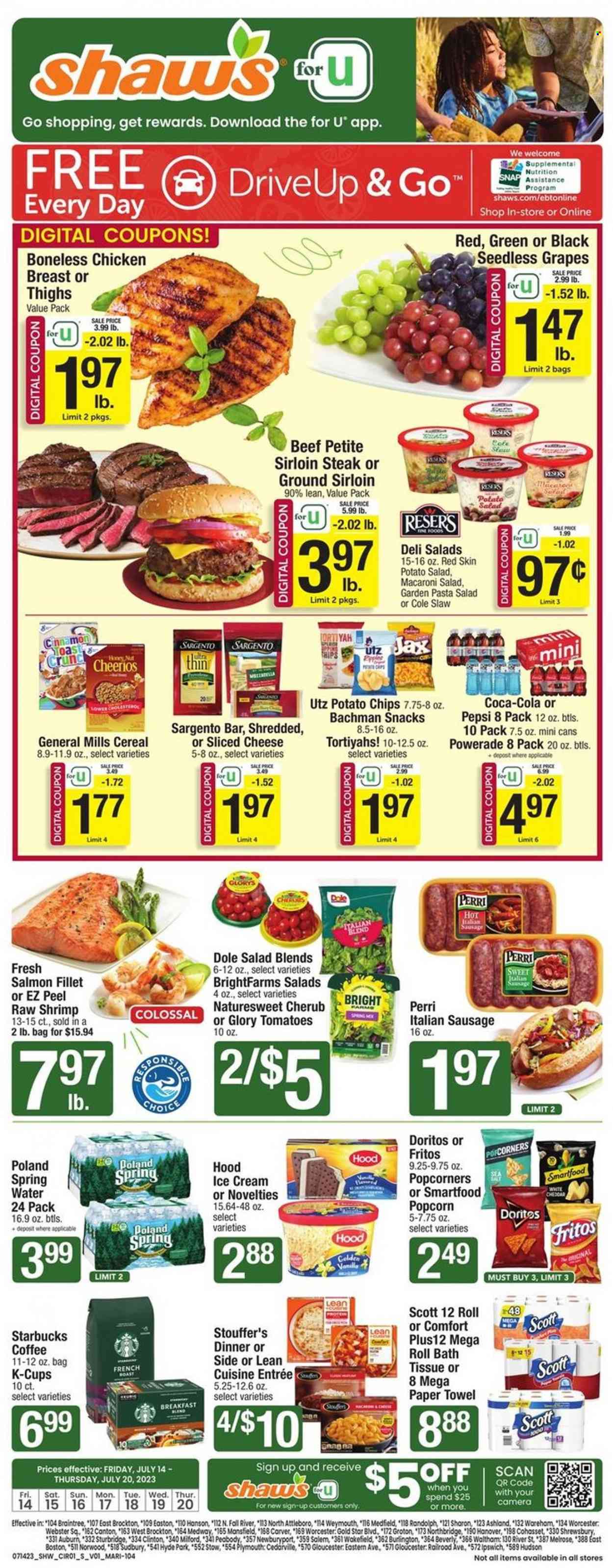 Shaw’s ad - 07/14/2023 - 07/20/2023. Page 1